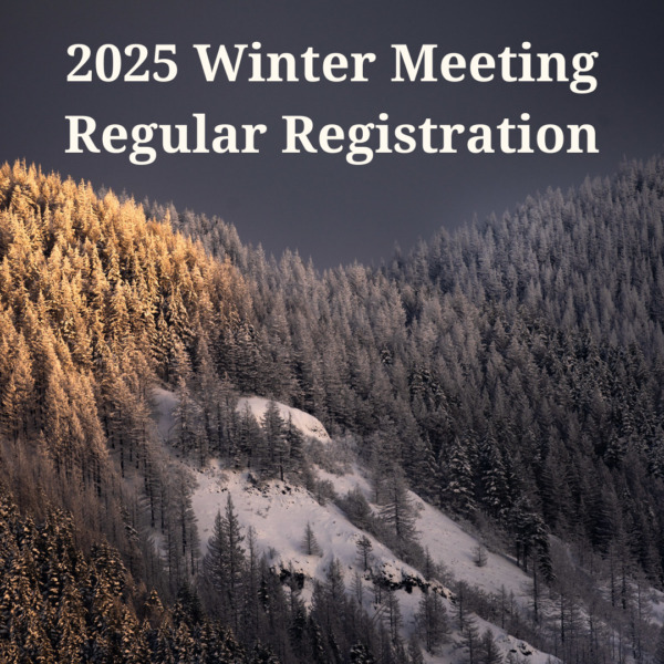 2025 Winter Meeting REGULAR Registration